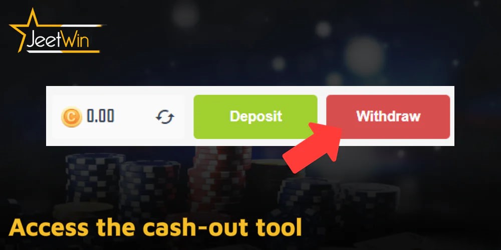 Step 1: Members please go to “Member Center”, then select “Withdraw”.